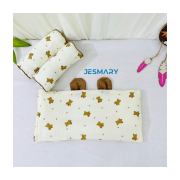 Gối chặn dành cho bé họa tiết gấu nâu